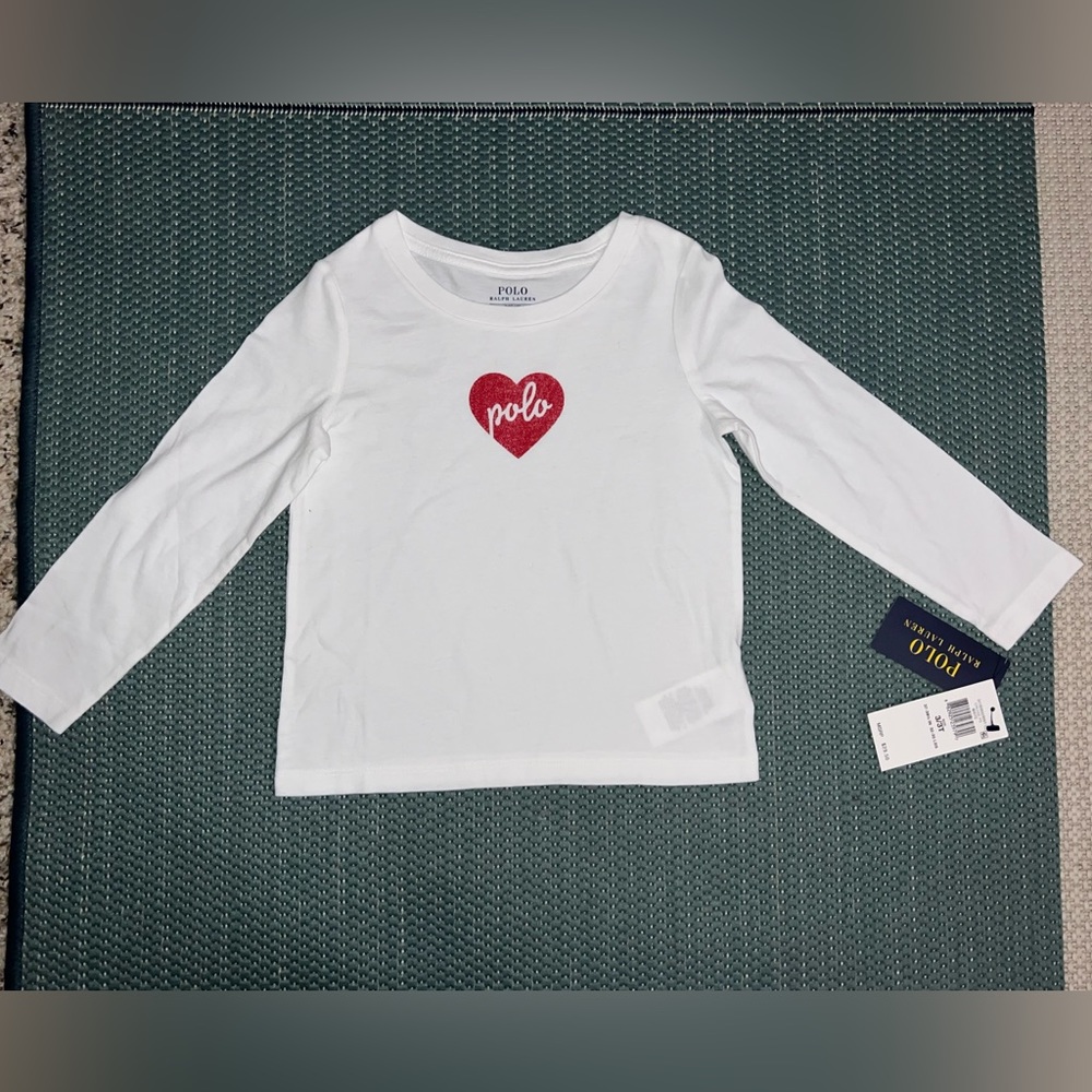 Ralph Lauren white shirt 3t long sleeve